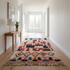 Boujaad Rug – Multicolor Plush Geometric Wool Area Rug