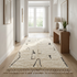 Authentic Beni Ourain Rug - High Pile Natural Wool - Minimalist Boho Living Room Decor