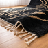 Authentic Moroccan Rug – High Pile Natural Wool Area Rug with Modern Abstract Tribal Geometric Pattern