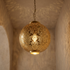 Moroccan Brass Ceiling Light – Vintage Handmade Lamp (pl-2029)