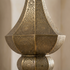 Authentic Handmade Moroccan Lamp – Gold Brass Pendant Light with Intricate Filigree Shadow Casting for Living Room Decor