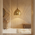 Handmade Moroccan Ceiling Light – Brass Perforated Openwork