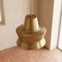 Filigree Moroccan Pendant Light – Brass Openwork Lamp Shadow-Casting