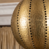 Moroccan Lantern – Perforated Brass Shadow-Casting Lamp