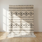 Minimalist Moroccan Rug - Flatweave Natural Wool - Scandi-Boho Geometric Decor