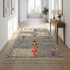 Authentic Handmade Azilal Rug – 100% Wool Moroccan Area Rug with Colorful Abstract Geometric Pattern