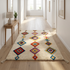 Moroccan Kilim Rug – Multicolor Flatweave Diamond Wool Area Rug