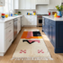 Authentic Moroccan Rug – High Pile Plush Wool Area Rug with Modern Abstract Pattern for Boho Living Room Decor