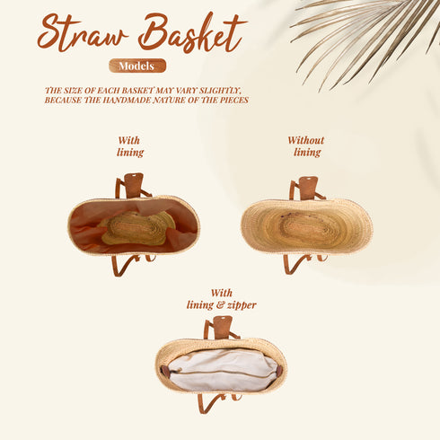 Straw Beach big basket - Gift for Her