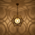 Authentic Moroccan Lamp – Gold Brass Pendant Light with Geometric Openwork Pattern for Bedroom Mood Lighting