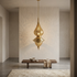 Brass Pendant Light – Moroccan Filigree Openwork Entryway