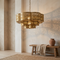 Brass Chandelier – Moroccan Star Scalloped