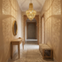 Filigree Moroccan Chandelier – Brass Openwork Lamp Living Room