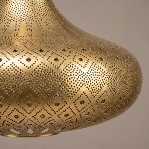 Handmade Moroccan Lamp - Shadow Casting Bedroom Mood Lighting