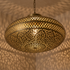 Moroccan Lantern – Brass Filigree Openwork Shadow-Casting