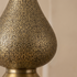 Authentic Moroccan Hanging Lamp – Hand-Hammered Brass Globe Pendant Light for Boho Bedroom Mood Lighting