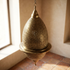 Authentic Handcrafted Moroccan Lamp – Oxidized Brass Filigree Teardrop Pendant for Boho Bedroom Lighting