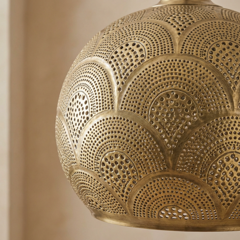 Handmade Brass Hanging Lamp - New Home Decor Lighting (pl-1093)