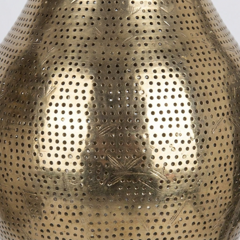 Dome Moroccan Chandelier – Brass Openwork Lamp
