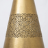 Authentic Handmade Moroccan Lamp – Gold Brass Pendant Light with Intricate Filigree Openwork Design for Kitchen Island Decor