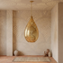 Brass Pendant Light – Moroccan Teardrop Geometric