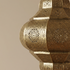 Handmade Moroccan Hanging Lamp - Gold Brass Finish - Intricate Shadow Casting