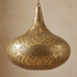 Moroccan Chandelier – Filigree Brass Openwork Lamp Statement Light