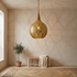 Moroccan Chandelier – Brass Filigree Openwork