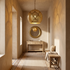 Moroccan Ceiling Light – Filigree Openwork Brass Lamp