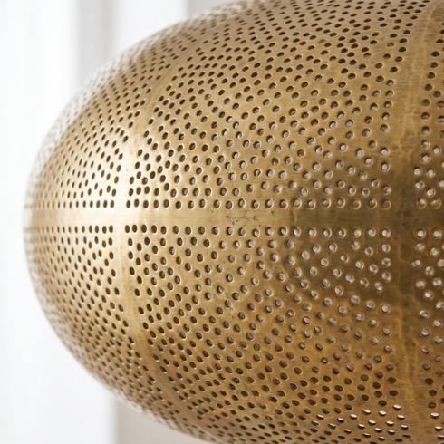 Moroccan Pendant Light – Brass Dome