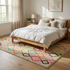 Authentic Handmade Azilal Rug – Plush Shaggy Wool Moroccan Rug with Vibrant Neon Geometric Patterns