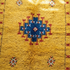 Moroccan Kilim Rug – Yellow Flatweave Diamond Wool Area Rug