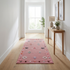 Authentic Handmade Azilal Rug – Vibrant Pink Flatweave Wool Moroccan Rug for Boho Home Decor