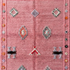 Authentic Handmade Azilal Rug – Vibrant Pink Flatweave Wool Moroccan Rug for Boho Home Decor