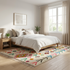 Handmade Azilal Rug - Vibrant 100% Wool - Shaggy Abstract Bohemian Area Rug