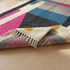 Moroccan Berber Rug – Multicolor Plush Geometric Wool Rug