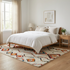 Handmade Azilal Rug - Plush Natural Wool - Vibrant Boho Living Room Decor