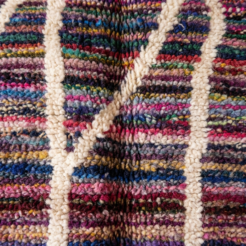 Custom Striped Moroccan Wool Rugs - Custom Boho Decor