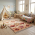 Authentic Handmade Boujaad Rug – Natural Wool Flatweave Moroccan Rug with Tribal Boho Design