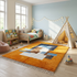 Modern Moroccan Wool Rug – Vibrant Abstract High Pile Area Rug for Boho Living Room Decor