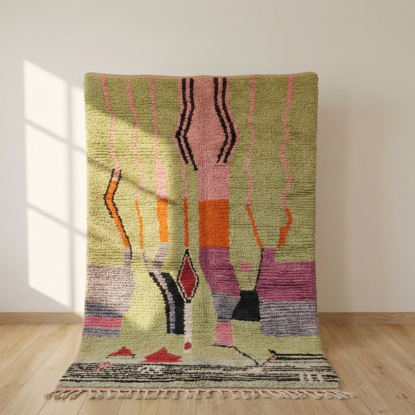 Boujaad Rug – Multicolor Tribal Wool Rug