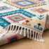 Authentic Handmade Azilal Rug – 100% Wool Moroccan Rug with Colorful Tribal Geometric Design