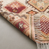 Authentic Handmade Boujaad Rug – Natural Wool Flatweave Moroccan Rug with Tribal Boho Design