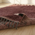 Beni Ourain Rug – Mauve Plush Geometric Wool Area Rug