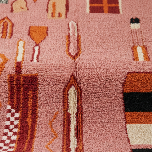 Handamade Moroccan Rug - Berber Home Decor Rug