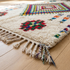 Azilal Rug – Multicolor Shaggy Diamond Wool Berber Carpet