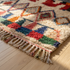Boujaad Rug – Multicolor Plush Geometric Wool Area Rug