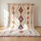 Moroccan Berber Rug – Multicolor Geometric Wool Area Rug