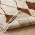 Beni Ourain Rug – Ivory High-Pile Geometric Wool Rug