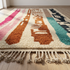 Moroccan Berber Rug – Multicolor Abstract Wool Area Rug
